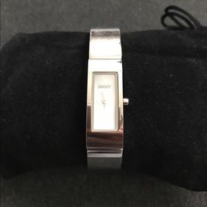 DKNKY silver watch with recent battery